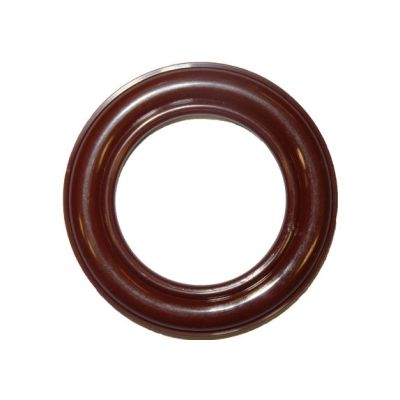 Œillet à clipser pour rideaux Chocolat x8