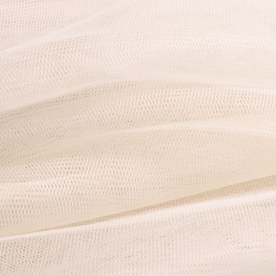 Tissu Tulle souple grande largeur uni Blanc cassé - Au mètre