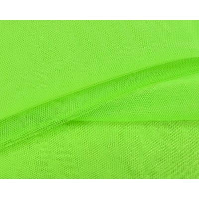 Tissu Tulle souple grande largeur uni Vert fluo - Au mètre