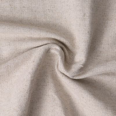 Tissu Lin mélangé Solène uni Beige chiné - Par 10 cm