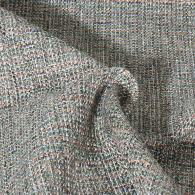 Tissu Jacquard d&#039;ameublement uni Vert - Par 10 cm