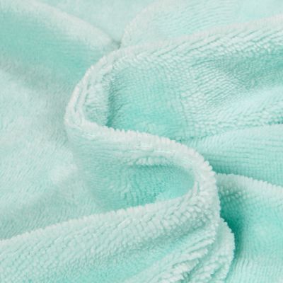 Tissu Micro Éponge Bambou uni Vert menthe - Coupon de 3 mètres
