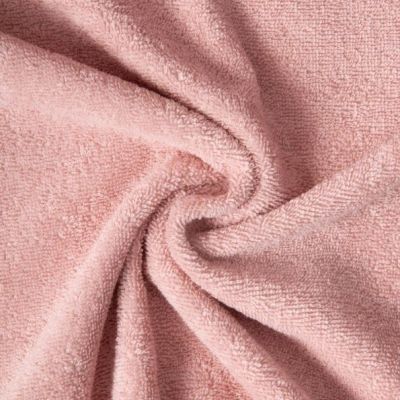 Tissu Eponge uni 400 g/m² Rose - Coupon de 3 mètres