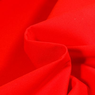 Tissu Toile de coton uni Grande largeur Rouge - Par 10 cm