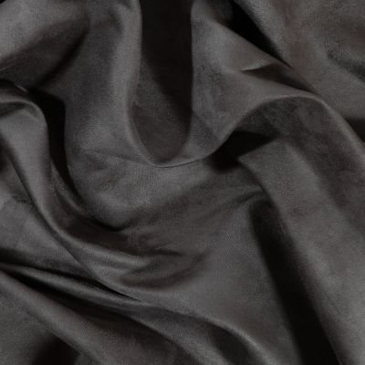 Tissu Suédine d&#039;ameublement Gris acier - Par 10 cm