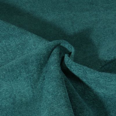 Tissu Velours d&#039;ameublement texturé Genova Bleu canard - Par 10 cm
