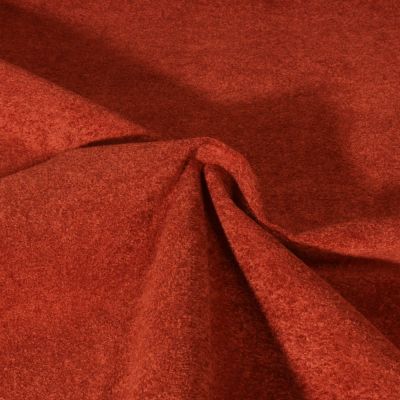 Tissu Velours d&#039;ameublement texturé Genova Terracotta - Par 10 cm