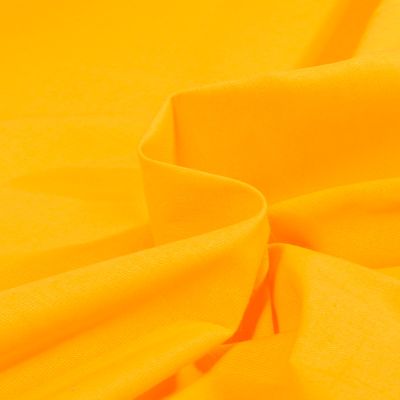 Tissu Coton uni Jaune soleil - Par 10 cm