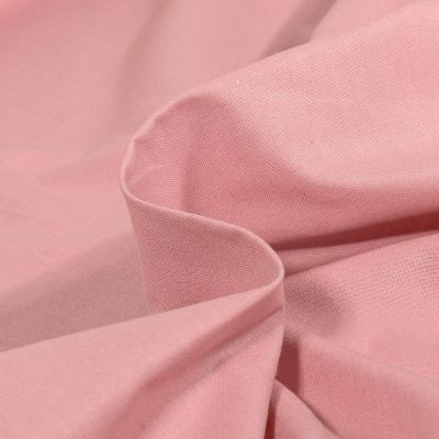 Tissu Coton uni Rose romantique - Par 10 cm
