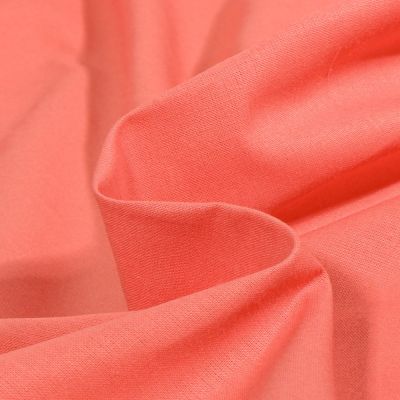Tissu Coton uni Goyave - Par 10 cm