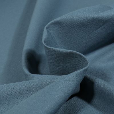 Tissu Coton uni Bleu levos - Par 10 cm