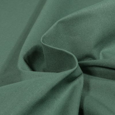 Tissu Coton uni Vert artique - Par 10 cm