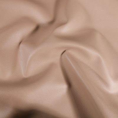 Simili cuir d&#039;ameublement uni Beige sable - Par 50 cm