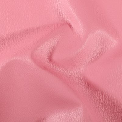 Simili cuir d&#039;ameublement uni Rose bonbon - Par 50 cm