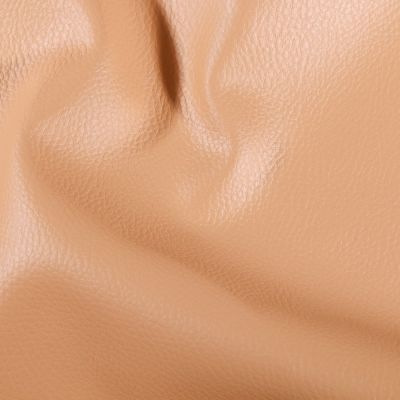 Simili cuir d&#039;ameublement uni Cappuccino - Par 50 cm