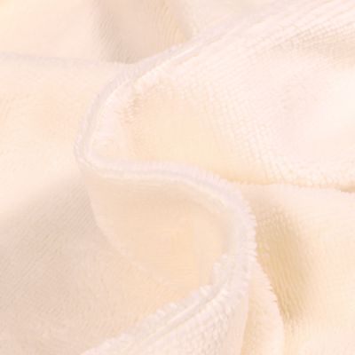 Tissu Micro Éponge Bambou Téa Ecru - Par 10 cm