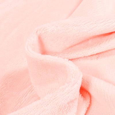 Tissu Micro Éponge Bambou Téa Rose bébé - Par 10 cm