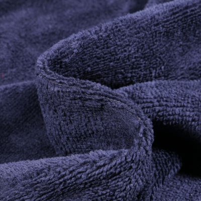 Tissu Micro Éponge Bambou Téa Bleu nuit - Par 10 cm