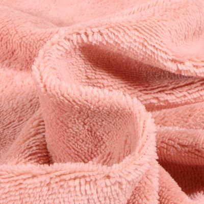 Tissu Micro Éponge Bambou Téa Rose nude - Par 10 cm