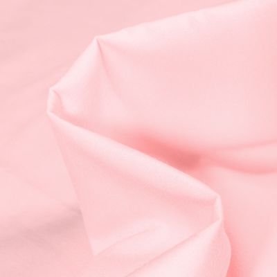 Tissu Popeline de coton mercerisé uni Elise Rose bébé - Par 10 cm
