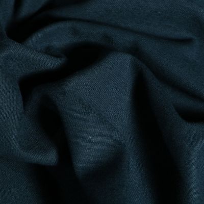 Tissu Coton Sergé d&#039;ameublement uni Bleu nuit - Par 10 cm