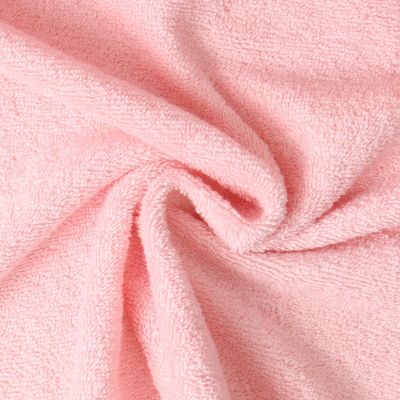 Tissu Eponge  Spa 400 g/m2 uni Rose bébé - Par 10 cm