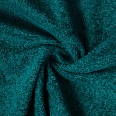 Tissu Eponge  Spa 400 g/m2 uni Bleu canard - Par 10 cm