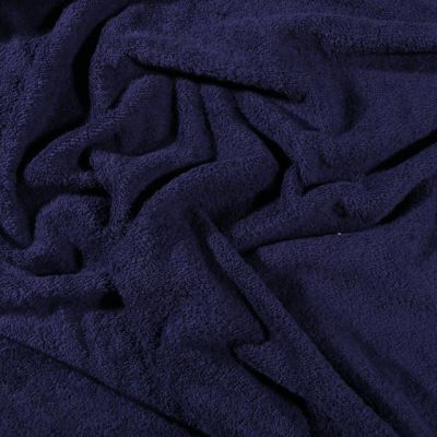Tissu Eponge Premium 400 g/m² Bleu marine - Par 10 cm