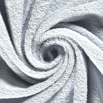 Tissu Eponge légère 340 g/m² uni Bleu clair - Par 10 cm