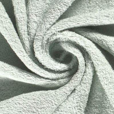 Tissu Eponge légère 340 g/m² uni Vert menthe - Par 10 cm