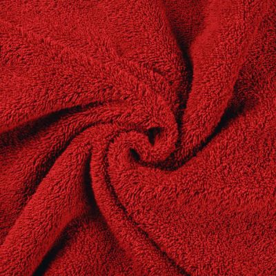 Tissu Eponge légère 340 g/m² uni Rouge - Par 10 cm