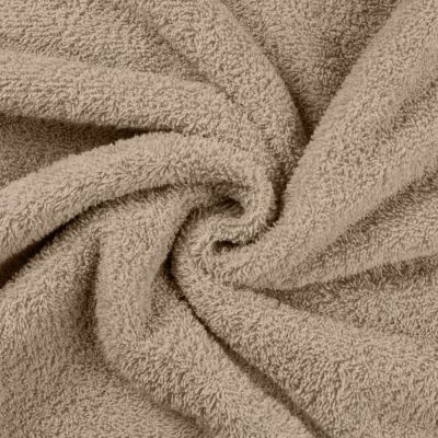 Tissu Eponge légère 340 g/m² uni Taupe - Par 10 cm