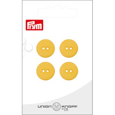 Bouton Prym Stella 15 mm x4 - Jaune