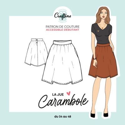 Patron Craftine Jupe Carambole