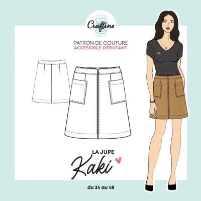 Patron Craftine Jupe Kaki
