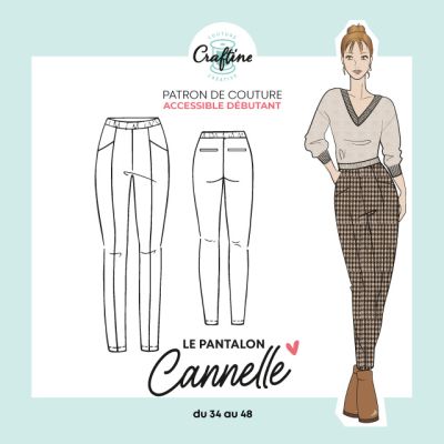 Patron Craftine Pantalon Cannelle