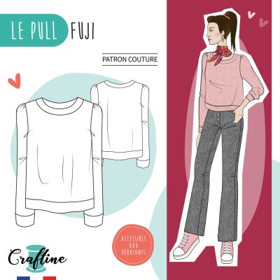 Kit Couture Craftine Pull Fuji Blush