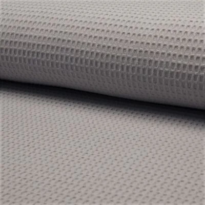 Tissu Nid d';abeille Gris souris x10cm