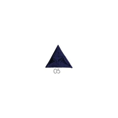 Ecusson Thermocollant Triangle Brodé Marine