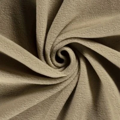 Tissu  Polaire uni Camel - Par 10 cm
