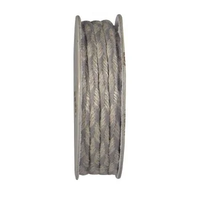 Serpentine tressé Beige et gris - bobinette 2m