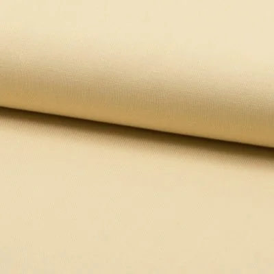 Tissu Coton Sergé d&#039;ameublement uni Ecru - Par 10 cm