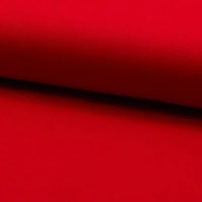 Tissu Coton Sergé d&#039;ameublement uni Rouge - Par 10 cm