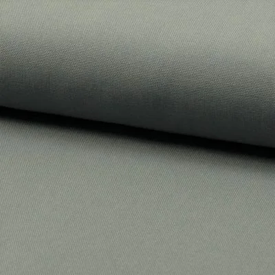 Tissu Coton Sergé d&#039;ameublement uni Gris souris - Par 10 cm