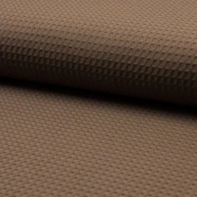 Tissu Nid d';abeille Marron x10cm