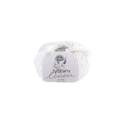 Pelote DMC Coton Natura Linen - Blanc N°01