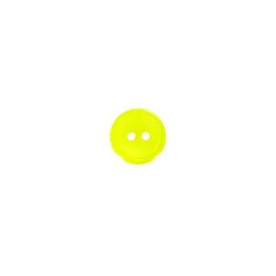 Bouton Donatella uni 10 mm - Vert anis