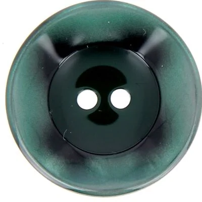 Bouton cuvette bord gondolé 40 mm - Vert d&#039;eau