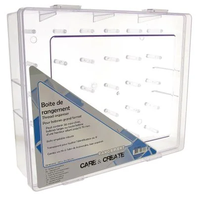 Boîte de rangement pour bobine de fils Care &amp; Create - Grand format