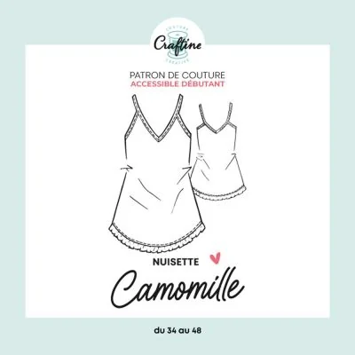 Patron Craftine Nuisette Camomille